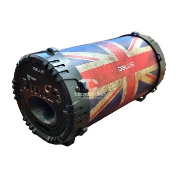 Parlante Bazooka Portable Bt Bandera Dblue 20w Dblue