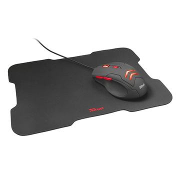 Kit Gamer Mouse + Mouse Pad Trust Ziva Trust