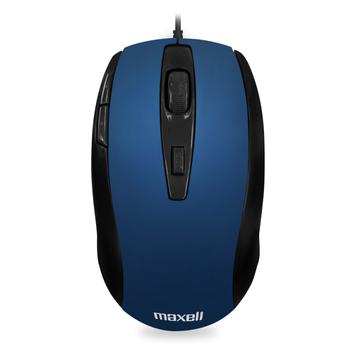 Mouse Óptico 5 Botones Con Cable USB MOWR-105 Maxell Azul Maxell