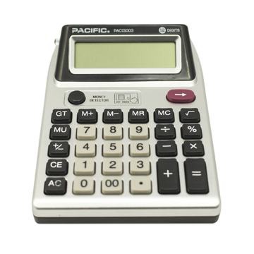 Calculadora Doble Pantalla Detector Billetes PAC01003 Pacific Pacific