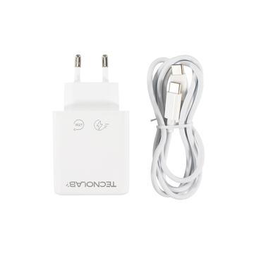 Cargador Ultra Rápido 45W QC 3.0 USB-C a C TL714 Tecnolab Tecnolab