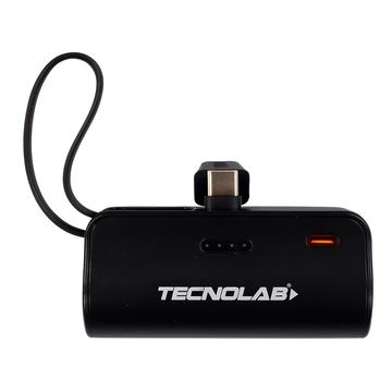 Powerbank 10000mAh 20W Tipo C y LNTG TL778BK Negro Tecnolab