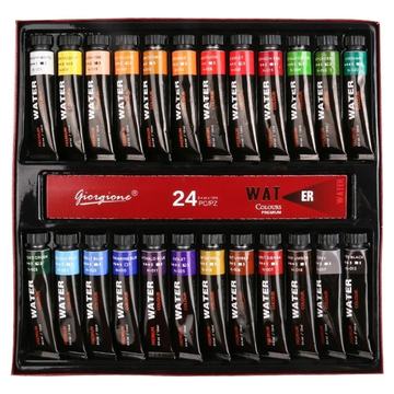 Set 24 Acuarelas en Tubo Giorgione G-WC2401 de 12 ml Por Mayor Giorgione
