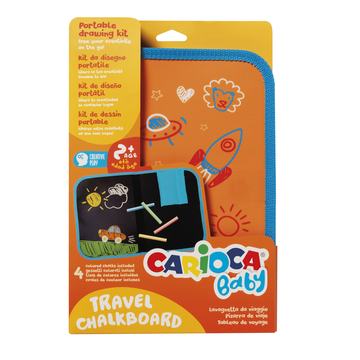 Set Creativo Carioca Baby Pizarra de Viaje con 4 Tizas Por Mayor Carioca