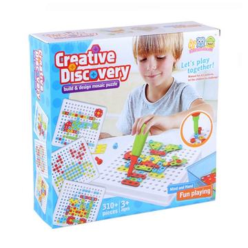 Set Rompecabeza Creativo Tornillos Mosaico 310 pcs Creative Discovery