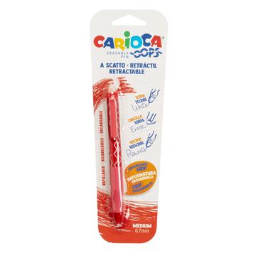 Bolígrafo Borrable Retráctil Carioca Oops Rojo 0,7 mm Por Mayor Carioca