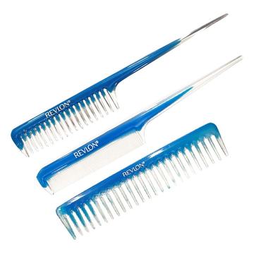 Set De 3 Peines Revlon 2 De Cola Y 1 Standard RV2527 Revlon