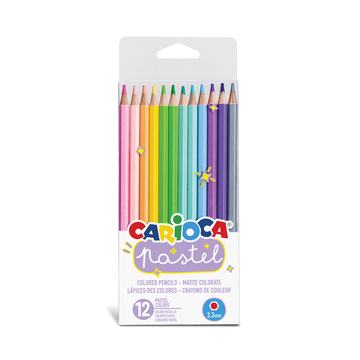 Lápices de Colores Pastel Carioca 12 Unidades Por Mayor Carioca