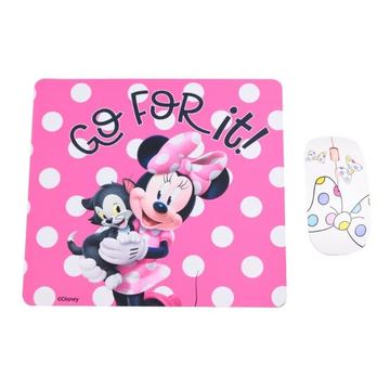 Kit Mouse Inalambrico y Mouse Pad Minnie 1 Disney