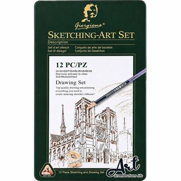 Set 12 Lápices de Boceto Giorgione Sketching-Art G-121208 Por Mayor Giorgione