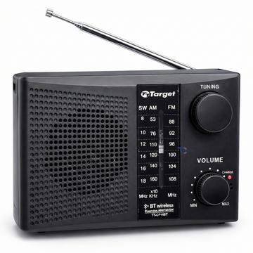 Radio Portátil BT Target TT-CF15BT 3 Bandas USB SD Recargable Target