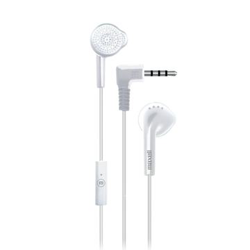 Audífonos Stereo Earbuds con Mic EB-MIC 3.5mm Maxell Blanco Maxell
