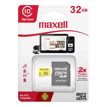 Tarjeta Memoria Micro SD HC 32GB Maxell Maxell
