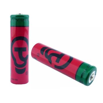 Pack 2 Batería Tomas 18650 Recargable 3.7 V 800mah de Punta Tomas