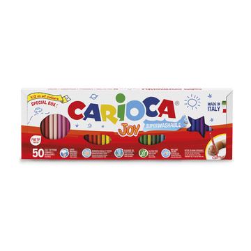 Plumones Carioca Joy 50 Unidades · Caja de Medio Metro Por Mayor Carioca