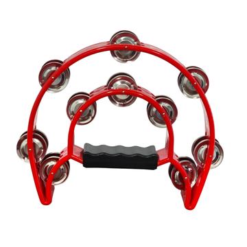 Pandero Musical Media Luna Hendrix Rojo 20x20 cm Hendrix
