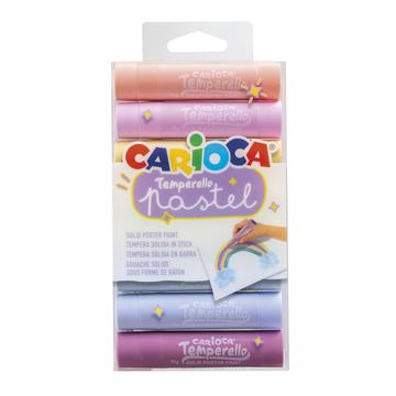 Témperas Sólidas Carioca Temperello Pastel 8 Unidades Por Mayor Carioca