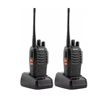 Pack 2 Radio Transmisor 2 Vías Baofeng Bf-888s Negro Baofeng