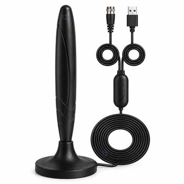 Antena TV Tecnolab TL631 Amplificada USB 25 dB 3 m Tecnolab