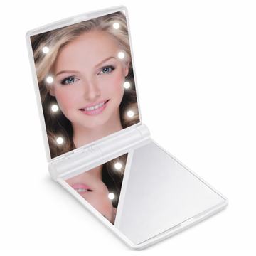 Espejo Compacto Plegable Vivitar MR350 8 Led Vivitar