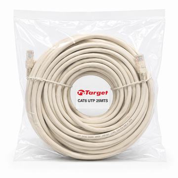 Cable de Red Target 25 mts Patch Cord UTP Cat 6 Target
