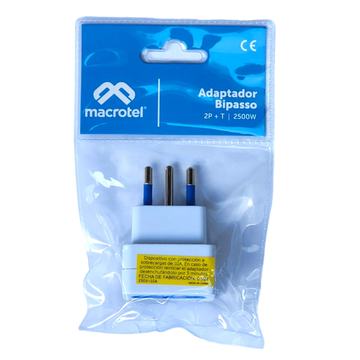 Enchufe Adaptador Bipaso Macrotel 10/16 2500w Macrotel