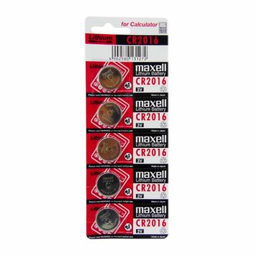 Pack 5 Pilas Cr 2016 Maxell Lithium Maxell