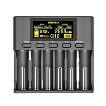 Cargador de Pilas Universal Carga Rápida para 6 Pilas TL110 Tecnolab