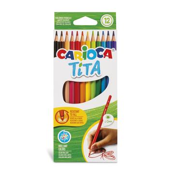 Lápices de Colores Carioca Tita 12 Unidades Por Mayor Carioca