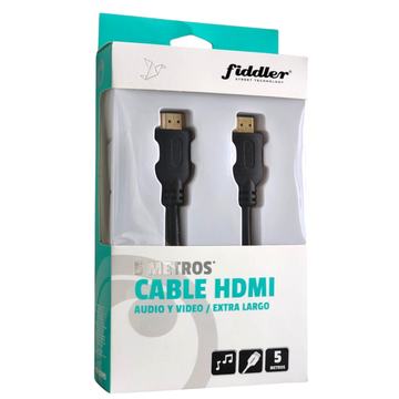 Cable HDMI Audio y Video V 5mt Fiddler Fiddler