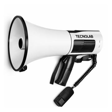 Megáfono Portátil Tecnolab TL852 Recargable BT 50w 400m Tecnolab