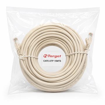 Cable de Red Target 15 mts Patch Cord UTP Cat 6 Target