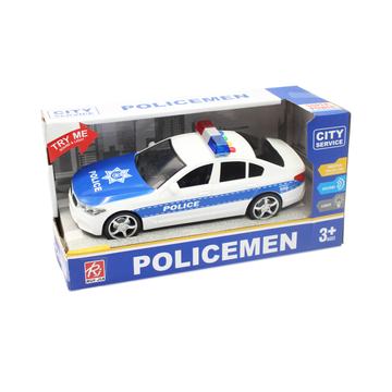Juguete Auto Policía Con Luces Sonido Y Fricción DBG1674 Dblue