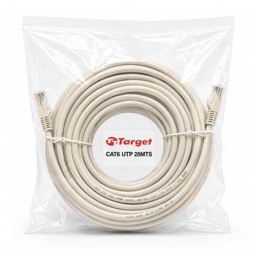 Cable de Red Target 20 mts Patch Cord UTP Cat 6 Target