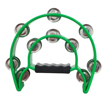 Pandero Musical Media Luna Hendrix Verde 20x20 cm Hendrix