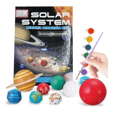 Kit Juego de Ciencia Para Armar y Pintar Sistema Solar 55631 OEM