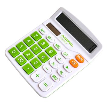 Calculadora Electrónica Pacific 12 dig PAC01122G Verde Pacific