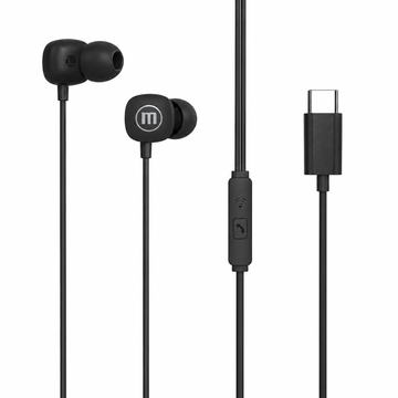 Audífonos USB-C Maxell Square+ ED-USBC Negro Maxell