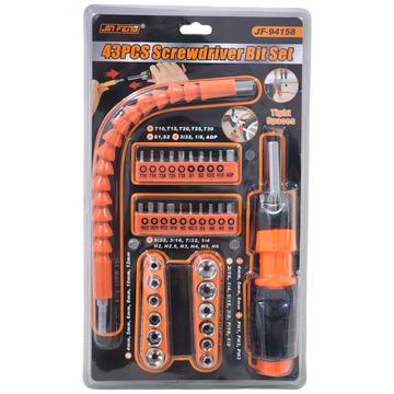 Set Destornillador Dados Extensión Flexible 43 Unidades OEM