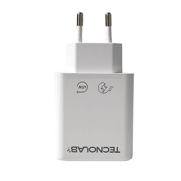Cargador Ultra Rápido 45W QC 3.0 TL810 Doble Puerto Tecnolab Tecnolab