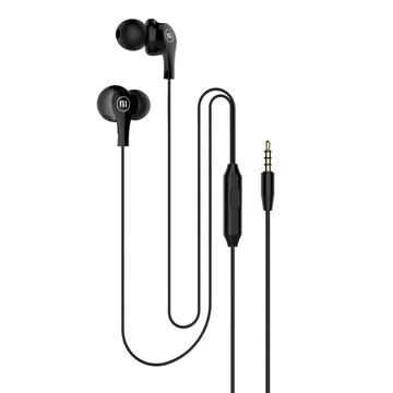 Audífonos Ultra Bass In-Mic 3.5mm Con Micrófono Maxell Negro Maxell