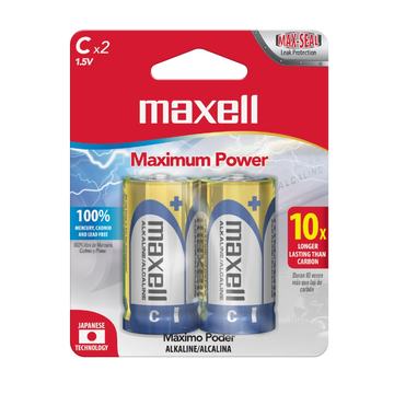 Pack 2 Pilas Alcalinas Tipo C Maxell Maxell