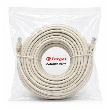 Cable de Red Target 30 mts Patch Cord UTP Cat 6 Target