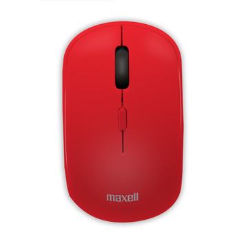 Mouse Inalámbrico Ergonómico 1600 DPI MOWL-100 Maxell Rojo Maxell