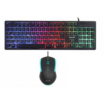 Kit Combo Teclado y Mouse Philips Momentum C214BK SPT6214BK Philips