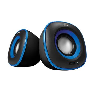 Parlantes Pc Notebook Estereo Multimedia Xtech Azul Xtech
