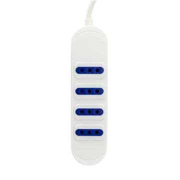 Alargador Eléctrico Philco 1430B 3 Mts 4 Pos Blanco Philco