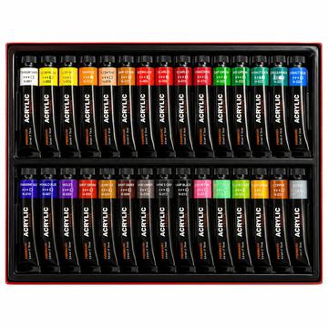 Set 30 Pinturas Acrílicas Giorgione G-AC3005 con Metálicos Por Mayor Giorgione
