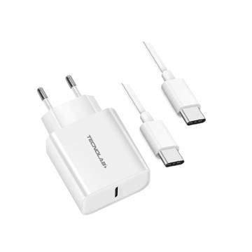 Cargador Rápido 3.0 18W + Cable USB-C a USB-C TL094 Tecnolab Tecnolab