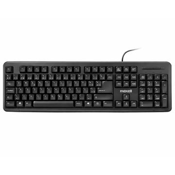 Teclado Básico Maxell KB-90 Conector Usb Negro Maxell
